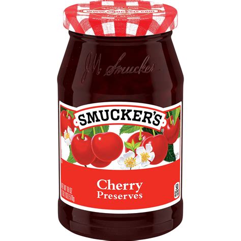 Smuckers Cherry Preserves 18 Ounce