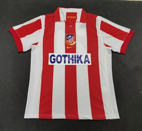 Camiseta Retro Atletico De Madrid Equipacion Centenario Temp