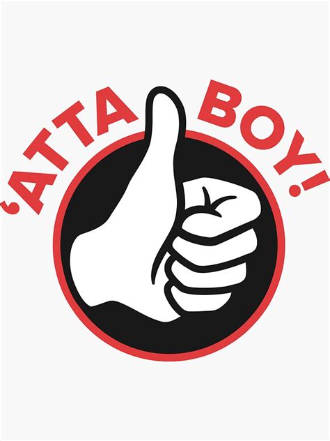 "The Atta, boy" Sticker for Sale by Yehan | Redbubble