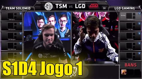 Team Solomid Vs Lgd Gaming Tsm Vs Lgd S D J Fase De Grupos