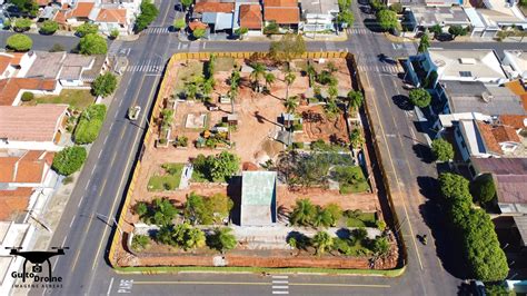 Bastidores da Notícia Dracena VEJA IMAGENS AÉREAS DA PRAÇA DA MATRIZ