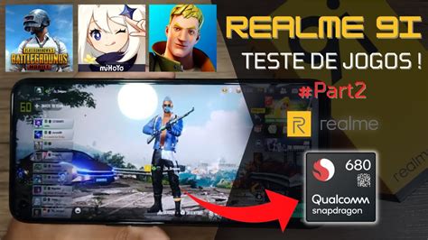 Realme I Snapdragon Roda Jogos Pesados Testando Pubgm Fortnite