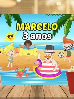 Adesivos Para Balde De Pipoca Praia Compre Produtos Personalizados No