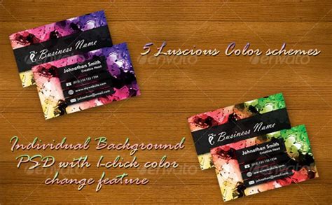 Painting Business Card Templates | Free & Premium 31+ PSD, Ai, Word ...