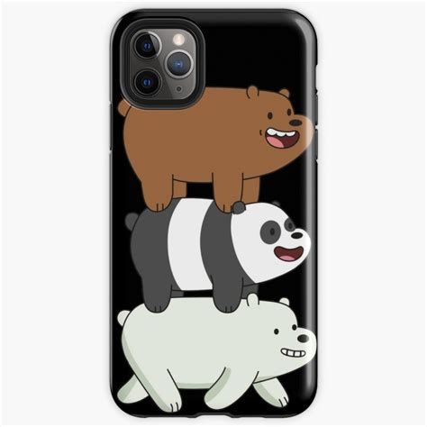 We Bare Bears Iphone Case Cover By Plushism Redbubble We Bare