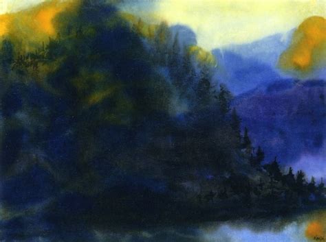 Thunderstruck Emil Nolde German 1867 1956 Landscape In The