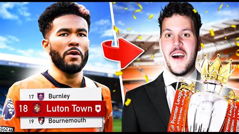 Premier League Champions EAFC 24 Luton Town Career Mode YouTube