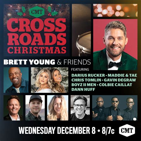 Darius Joins CMT Crossroads Christmas: Brett Young & Friends