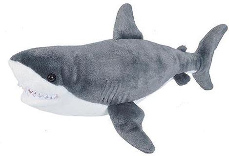 Great White Shark Stuffed Animal - 15" - Grandrabbit's Toys in Boulder ...