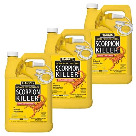 Harris 1 Gal Scorpion Killer Pack Of 3 3hsc 128 The Home Depot