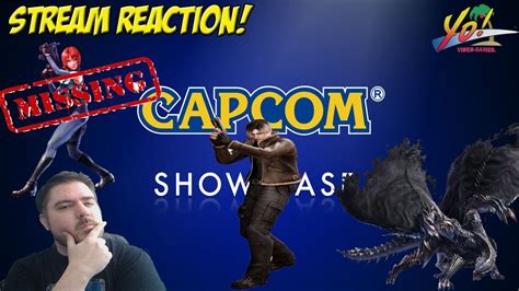 Capcom Showcase Reaction Yovideogames Youtube