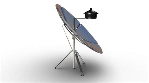 3D Parabolic Solar Cooker Model - TurboSquid 1649289