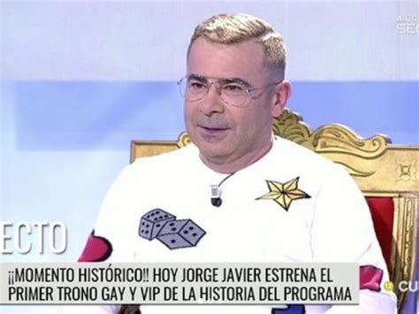 Jorge Javier Vázquez se estrena como el primer tronista gay de Mujeres hombres y viceversa
