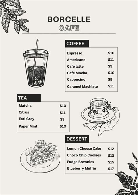 Customize 1337 Coffee Menu Templates Online Canva