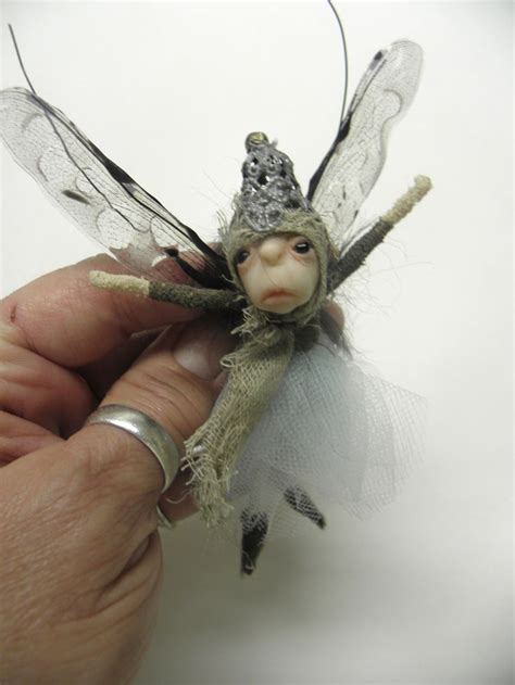 Tiny Ooak Pose Able Fairy Art Doll By Dinkydarlings Etsy Fairy