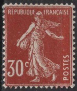 France Mh C Sower Copper Red Europe France