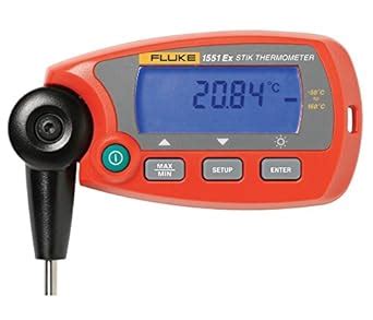 Fluke Calibration 1551A 12 EX Stik Thermometer Fixed RTD 50 To 160