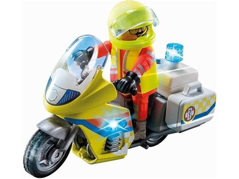 Acheter Playmobil City Life Moto D Urgence Avec Gyrophare