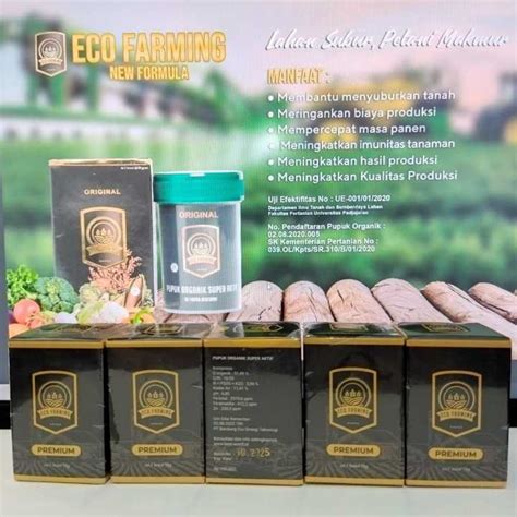 ECO FARMING PREMIUM 1 BOTOL 15gram PUPUK ORGANIK Lazada Indonesia