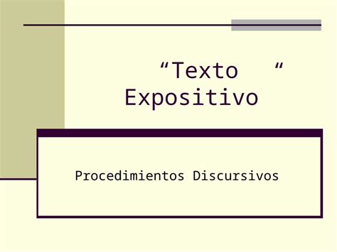 Ppt Texto Expositivo Procedimientos Dokumen Tips