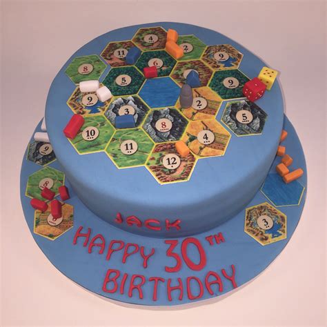 Settlers Of Catan Board Game Cake Birthday Cake For Boyfriend 40th