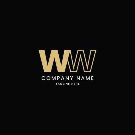 Premium Vector Alphabet Letters Icon Logo Ww Monogram