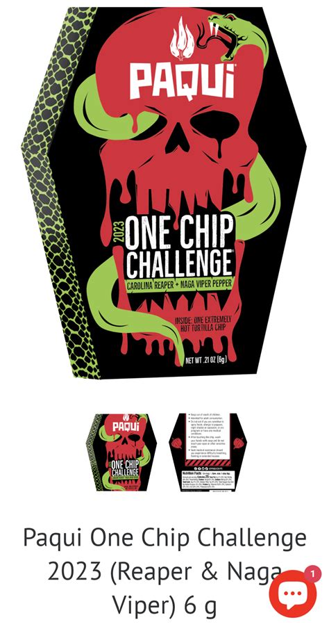 Has Anyone Seen The 2023 Paqui One Chip Challenge At A Store Here In