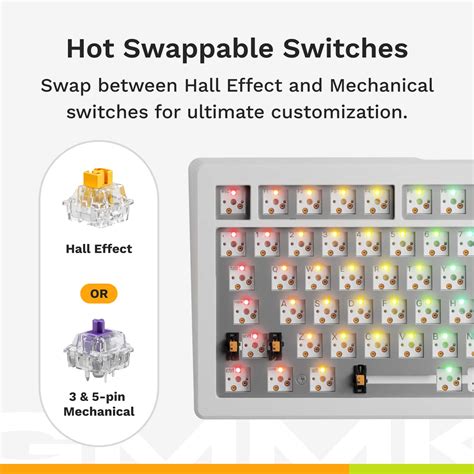 Glorious GMMK 3 HE 75% Wired Hall-Effect Linear Switch Gaming Keyboard ...