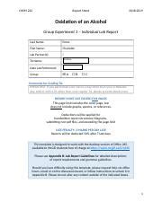 Report Sheet Oxidation Docx Chem Report Sheet