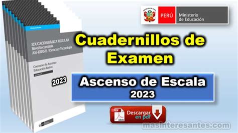 Cuadernillos Del Examen De Ascenso Diciembre Clave De Respuestas