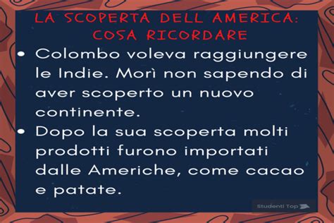 La Scoperta Dell America Riassunto Date E Tante Informazioni Utili