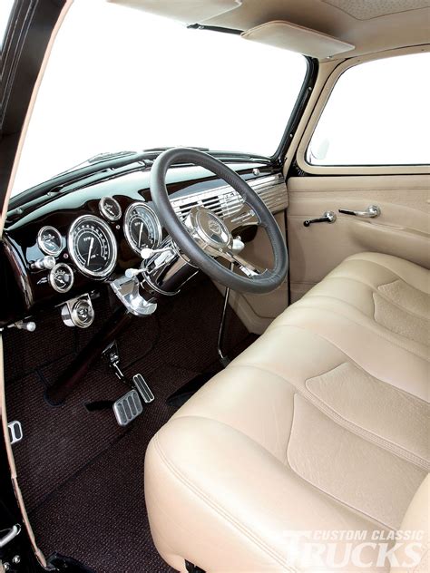 Custom 1950 Chevy Truck Interior