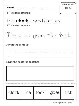 Aligned To UFLI Scope And Sequence DIGRAPHS Sentence Building Lessons