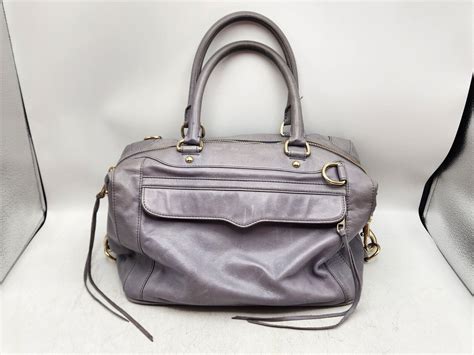 Missing Shoulder Strap Rebecca Minkoff Mab Morning After Satchel Gray Ebay