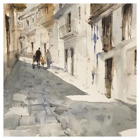 Acuarelas Luis Cámara Watercolors 2018 Ciudad de acuarela Paisaje