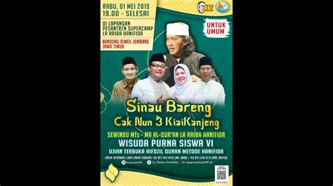 Sinau Barung Cak Nun Kiaikanjeng Dalam Rangka Sewindu Madrasah