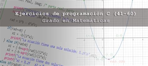 Grado En Matem Ticas Ejercicios Resueltos De Programaci N En C A