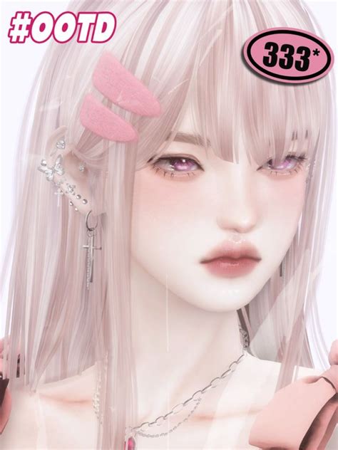 【333】hairy Hairpin San33 In 2024 Sims Hair Sims 4 Asian Makeup Sims 4 Characters