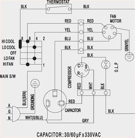 Compressor Wiring With Capacitor Capacitor Capacitors Wiring