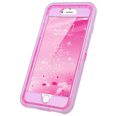 For Apple Iphone 8 Iphone 7 Tough Defender Sparkling Liquid Glitter