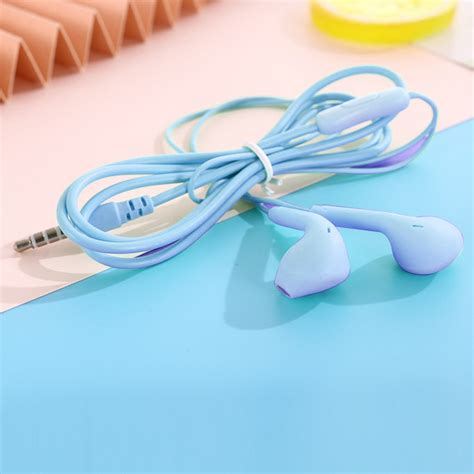 Jual Headset Handsfree U19 Macaron Macaroon Color Hifi Extra Bass