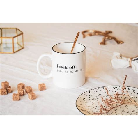 MUG FUCK OFF WHITE X CM Pergamos