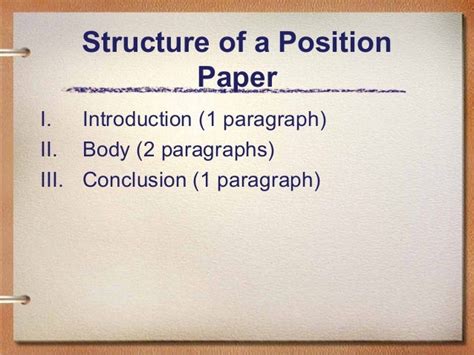 Position paper