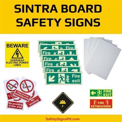 Sintra Board Safety Signs SafetySignsPH Philippines