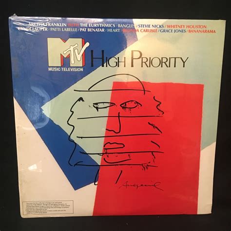 mtv high priority lp sealed andy warhol cover  breast cancer aretha