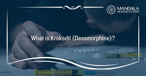 What Is Krokodil Desomorphine Mandala Healing Center