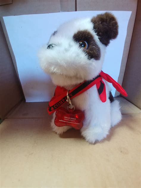 Legendary Wells Fargo Bank Dog Jack 2015 7 Plush Stuffed Animal Other