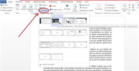 C Mo Insertar Capturas De Pantalla En Documentos De Word