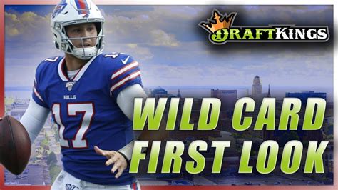 Draftkings Wild Card Saturday First Look Lineup Nfl Dfs Picks Youtube