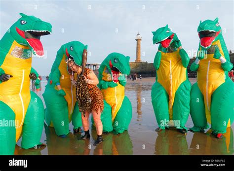 Whitby boxing day dip hi-res stock photography and images - Alamy